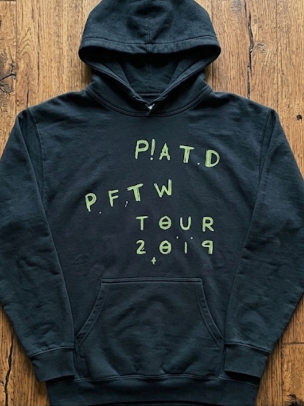 Panic at the disco tour Black Graphic Hoodie